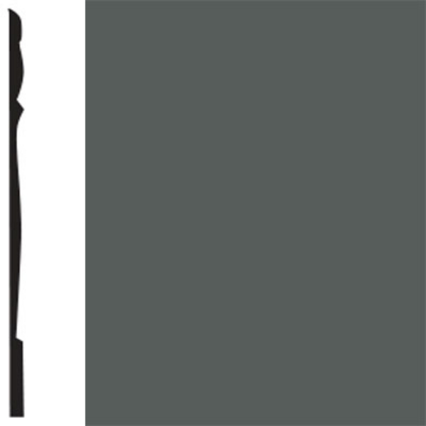 Picture of Flexco - Base Sculpture Wall Base Reflection Graphite