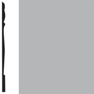 Picture of Flexco - Base Sculpture Wall Base Reflection Titanium