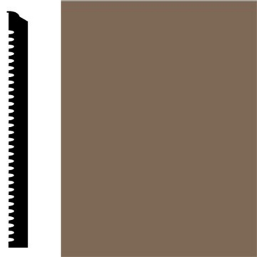Picture of Flexco - Base Sculpture Wall Base Triumph Milk Chocolate