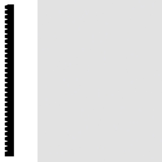 Picture of Flexco - Base Sculpture Wall Base Resolute True White