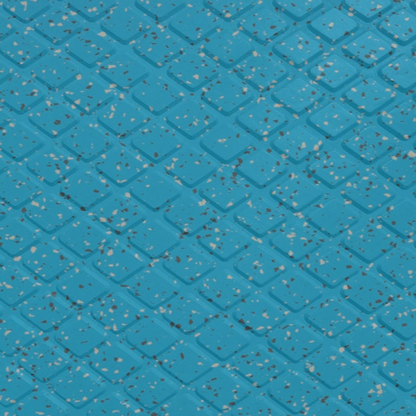 Picture of Flexco - Diamond Landing Tile SpexTones Bondi Blue w Titanium Cricket