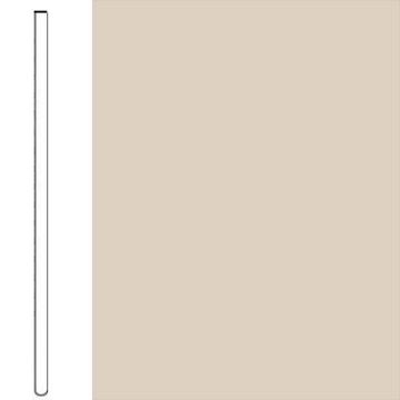 Picture of Flexco - Wallflowers Wall Base 6 Straight Meridian Bone