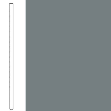 Picture of Flexco - Wallflowers Wall Base 6 Straight Medium Gray