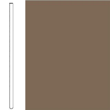 Picture of Flexco - Wallflowers Wall Base 6 Straight Milk Chocolate