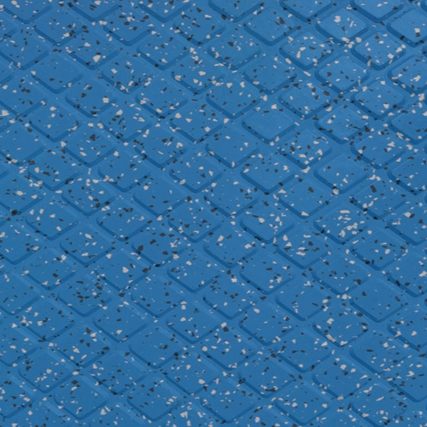 Picture of Flexco - Diamond Landing Tile SpexTones Cerulean w Gainsboro Midnight Blue