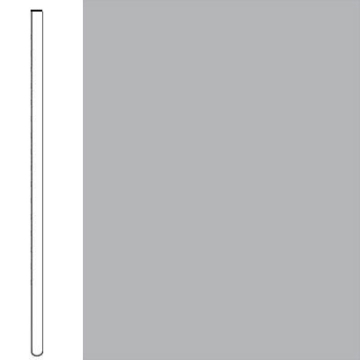 Picture of Flexco - Wallflowers Wall Base 6 Straight Titanium