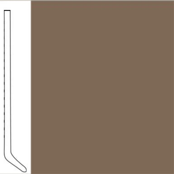 Picture of Flexco - Wall Base Cove .080 2 1/2 Milk Chocolate