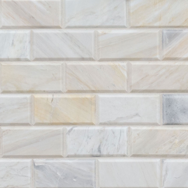 Picture of MS International - Athena Gold Mosaics Honed and Beveled