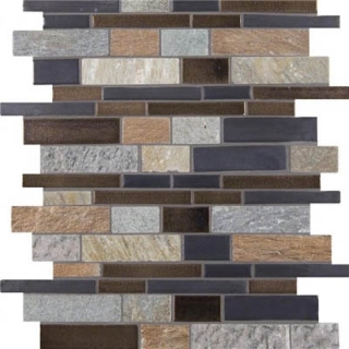Picture of MS International - Decorative Blends Mosaic Interlocking 12 x 12 Cobrello