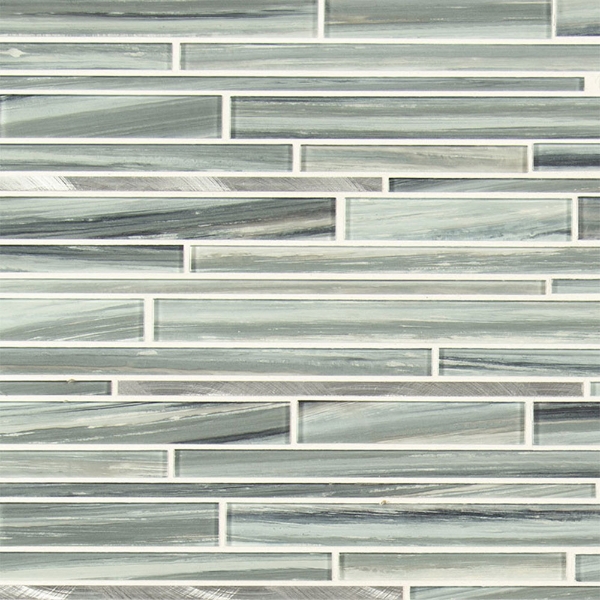 Picture of MS International - Decorative Blends Mosaic Interlocking 12 x 12 Seaglass