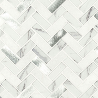 Picture of MS International - Decorative Blends Mosaic Other Bytle Bianco