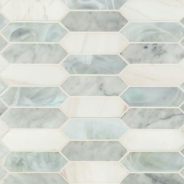 Picture of MS International - Decorative Blends Mosaic Picket Pattern Cienega Springs