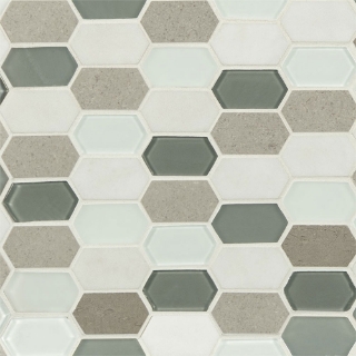 Picture of MS International - Decorative Blends Mosaic Picket Pattern Lascari