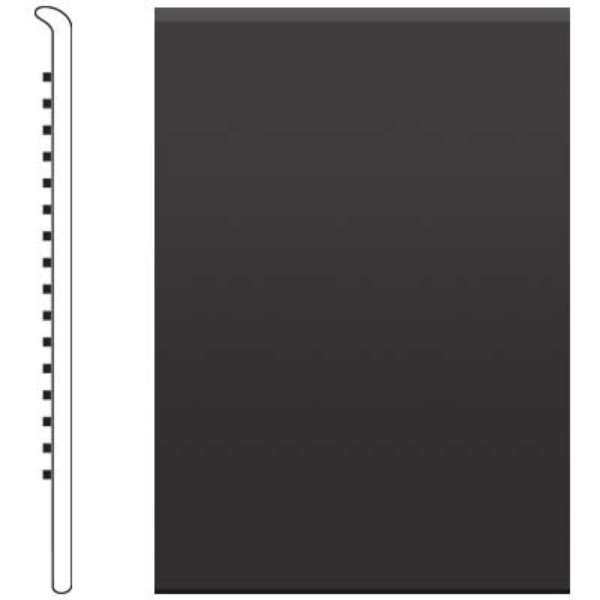 Picture of Roppe - 4 Inch 1/8 Vinyl No Toe Base Black