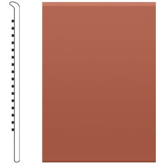 Picture of Roppe - 4 Inch 1/8 Vinyl No Toe Base Brick