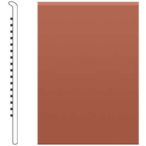 Picture of Roppe - 4 Inch 1/8 Vinyl No Toe Base Brick