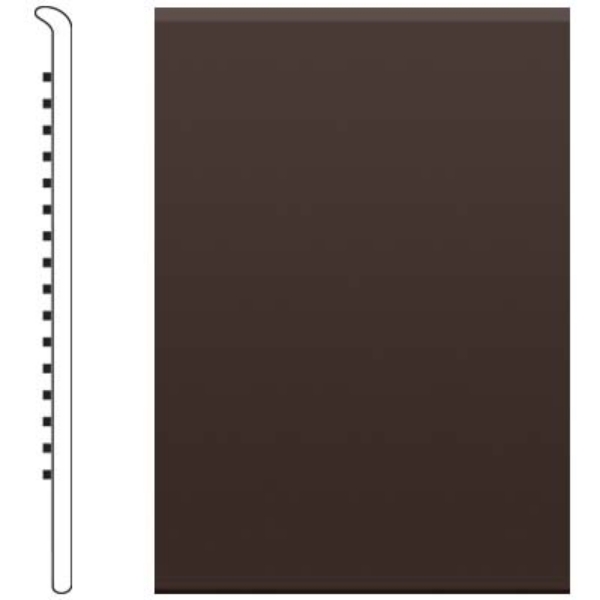 Picture of Roppe - 4 Inch 1/8 Vinyl No Toe Base Brown
