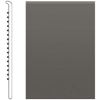 Picture of Roppe - 4 Inch 1/8 Vinyl No Toe Base Burnt Umber