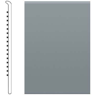 Picture of Roppe - 4 Inch 1/8 Vinyl No Toe Base Dark Gray