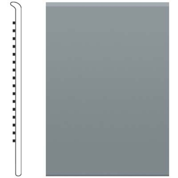 Picture of Roppe - 4 Inch 1/8 Vinyl No Toe Base Dark Gray