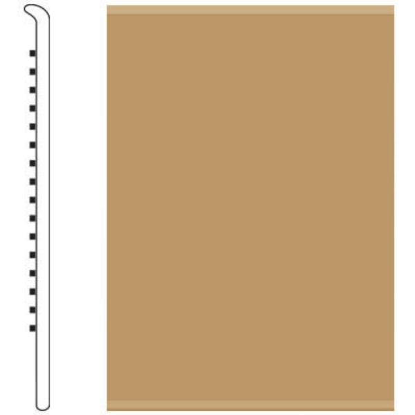 Picture of Roppe - 4 Inch 1/8 Vinyl No Toe Base Flax