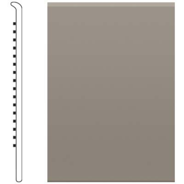 Picture of Roppe - 4 Inch 1/8 Vinyl No Toe Base Pewter
