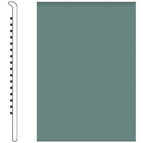 Picture of Roppe - 700 Series Wall Base 4 (No Toe Base) Hunter Green