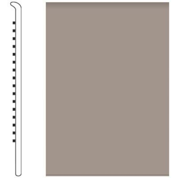 Picture of Roppe - 700 Series Wall Base 4 (No Toe Base) Pewter