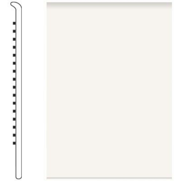 Picture of Roppe - 700 Series Wall Base 4 (No Toe Base) White
