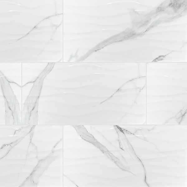 Picture of MS International - Dymo 12 x 24 Statuary Wavy White