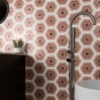Picture of SOHO Studio Corp - Imogen Hexagon Terra Rosa