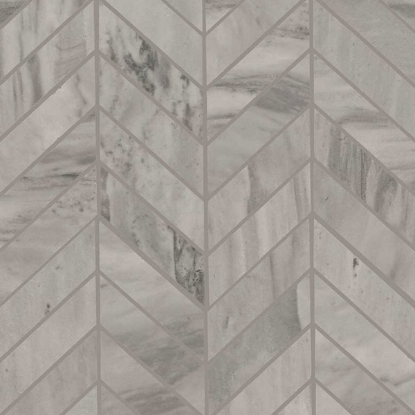 Picture of MS International - Eden Chevron Mosaic Matte Bardiglio