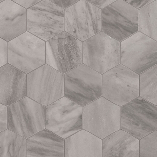 Picture of MS International - Eden Hex Mosaic Matte Bardiglio
