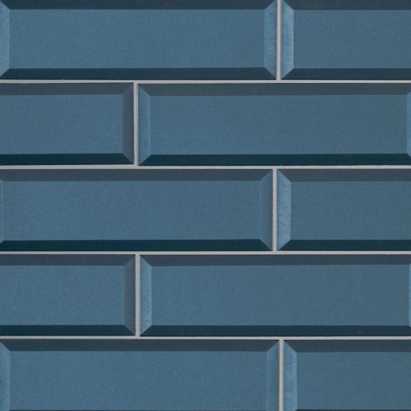 Picture of MS International - Glass 2 1/2 x 8 Tahiti Blue
