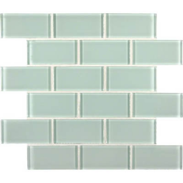 Picture of MS International - Glass Mosaic 2 x 4 Arctic Ice