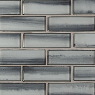 Picture of MS International - Glass Mosaic 2 x 6 Ombre Grigia