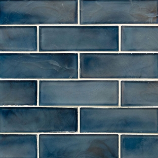 Picture of MS International - Glass Mosaic 2 x 6 Blue Shimmer