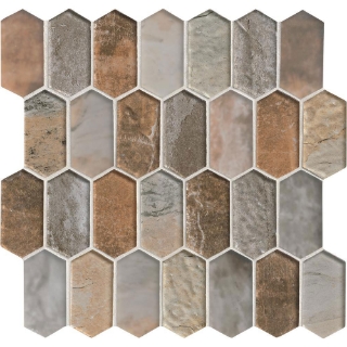 Picture of MS International - Glass Mosaic Picket Pattern Taos