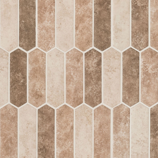 Picture of MS International - Glass Mosaic Picket Pattern Sandhills