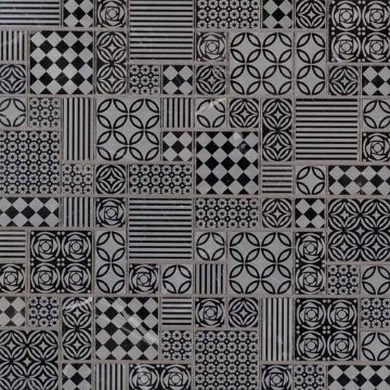 Picture of MS International - Marble Mosaic Tetris Nero