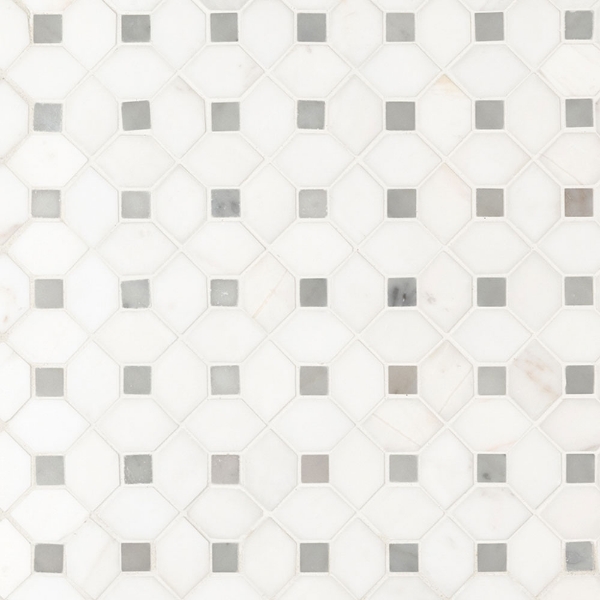 Picture of MS International - Marble Mosaics Dotty Bianco Dolomite