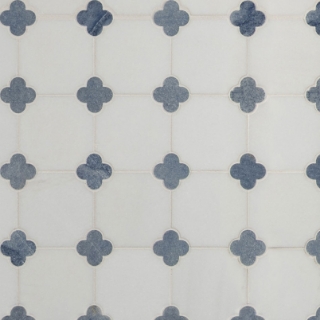 Picture of MS International - Marble Mosaics Geometrica Azula Floret