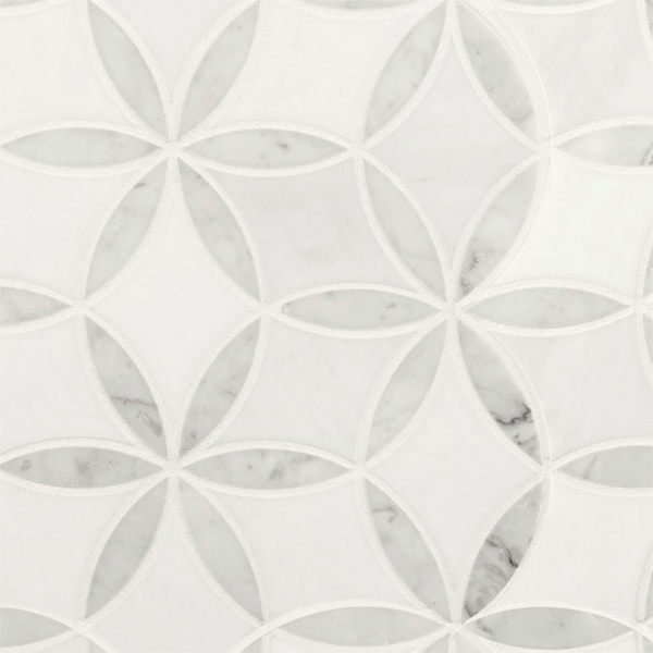 Picture of MS International - Marble Mosaics Geometrica La Fleur