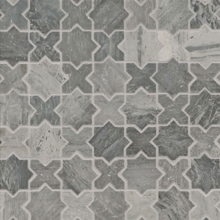 Picture of MS International - Marble Mosaics Geometrica Montague Blue Oak