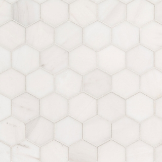 Picture of MS International - Marble Mosaics Hexagon 2 x 2 Polished Bianco Dolomite