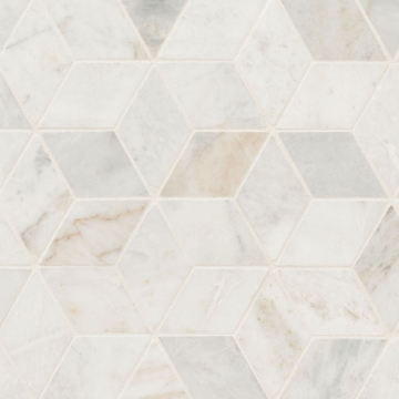 Picture of MS International - Marble Mosaics Other Honed Arabescato Venato White Cube