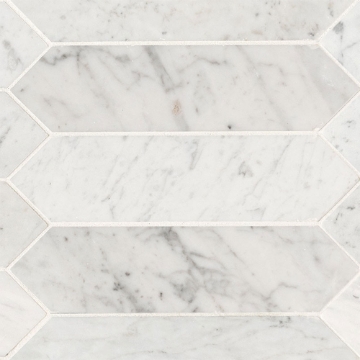 Picture of MS International - Marble Mosaics Other Honed Carrara White Picket