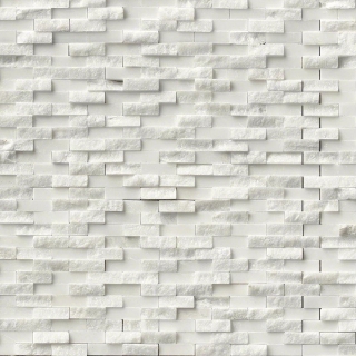 Picture of MS International - Marble Mosaics Splitface Arabescato Carrara