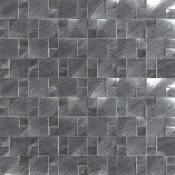 Picture of MS International - Metal Mosaics Silver Aluminum