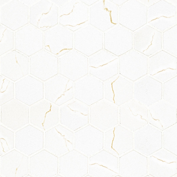 Picture of MS International - Miraggio Hexagon Mosaic Miraggio Gold